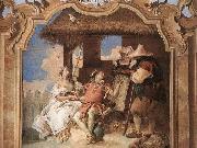TIEPOLO, Giovanni Domenico Angelica and Medoro with the Shepherds oil painting reproduction